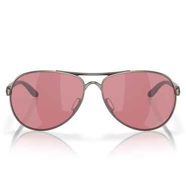 Oakley Feedback Satin Gunmetal Glasses 59 Prizm Dark Golf