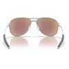 Oakley Contrail Satin Chrome Glasses 57 Prizm Sapphire