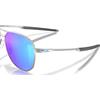 Oakley Contrail Satin Chrome Glasses 57 Prizm Sapphire