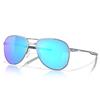 Oakley Contrail Satin Chrome Glasses 57 Prizm Sapphire