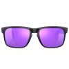 Oakley Holbrook Matte Black Glasses 55 Prizm Violet
