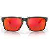 Oakley Holbrook Matte Black Glasses 55 Prizm Ruby