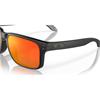Oakley Holbrook Matte Black Glasses 55 Prizm Ruby