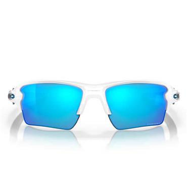 Oakley Flak 2.0 XL Polished White Glasses 59 Prizm Sapphire