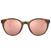 Oakley Spindrift Matte Brown Tort Glasses 52 Prizm Rose Gold