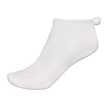 FootJoy Ladies Prodry PomPom Sock  White