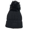 Under Armour Ladies Pom  Beanie  Black