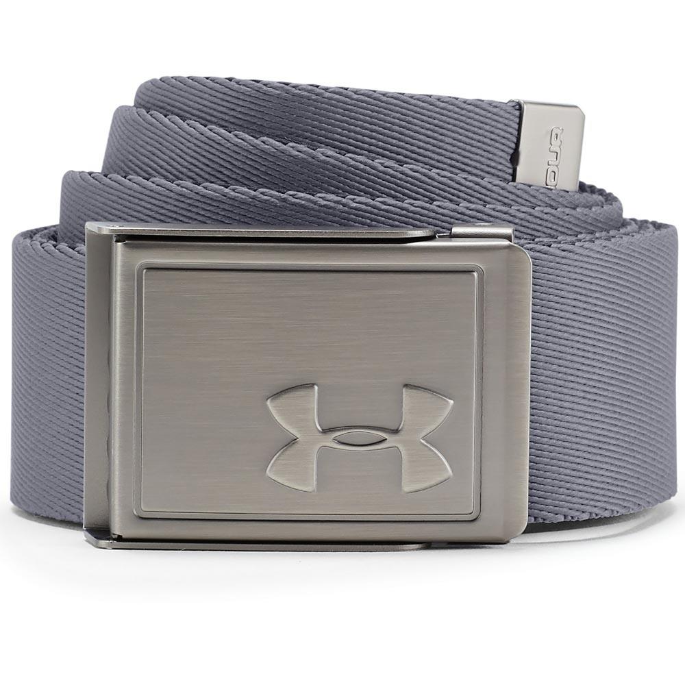 Under Armour Gents bing Belt 2.0 Grey 513 Golf Store
