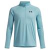 Under Armour Boys Tech 2.0 1/2 Zip Top Youths Small Blue 425