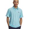 Under Armour Gents Playoff 3.0 Printed Polo Small Blue 428