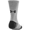 Under Armour Performance Tech Crew Socks 3-Pairs Large Grey 011