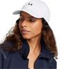 Under Armour Ladies Drive Adj Cap  White 100