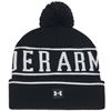 Under Armour Gents Halftime Pom Beanie  Black 001