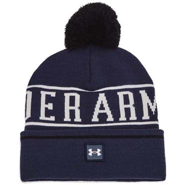 Under Armour Gents Halftime Pom Beanie  Midnight 410