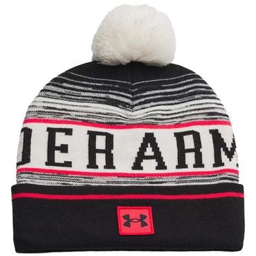 Under Armour Gents Halftime Pom Beanie  Stone 279