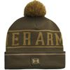 Under Armour Gents Halftime Pom Beanie  Green 308