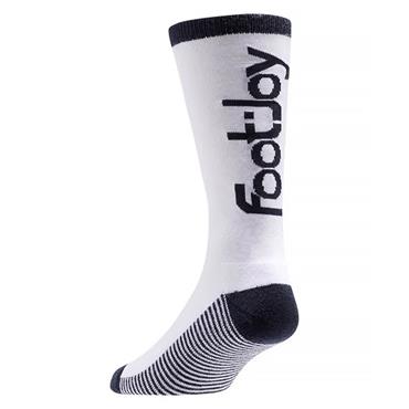 FootJoy PD Heritage Crew Sock  White - Navy