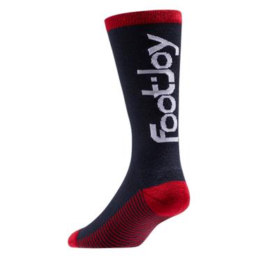 FootJoy PD Heritage Crew Sock  NVY RD WT
