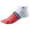FootJoy Ladies ProDry LtWt Roll Tab Socks 4-8  White - Coral
