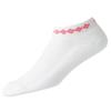 FootJoy Ladies ProDry Argyle Socks 4-8  White - Pink