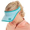 FootJoy Ladies Visor  TEAL PRIN TEAL