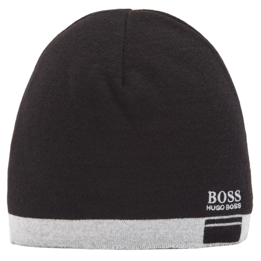Hugo Boss Gents Albo Beanie Black 001 Golf Store