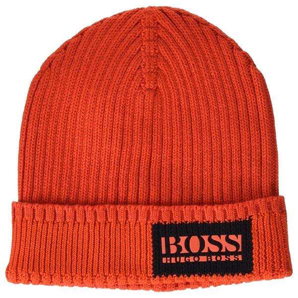 BOSS Gents Arebo Beanie Bright Orange 