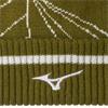 Mizuno Gents Breath Thermo Graphic Beanie  Olive