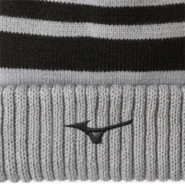 Mizuno Gents Breath Thermo Pom Beani  Grey