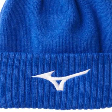 Mizuno Gents Crested Bobble Hat  Blue