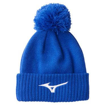 Mizuno Gents Crested Bobble Hat  Blue
