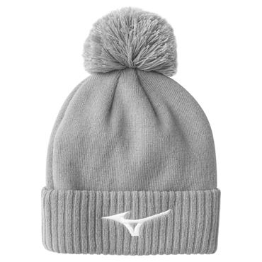 Mizuno Gents Crested Bobble Hat  Grey
