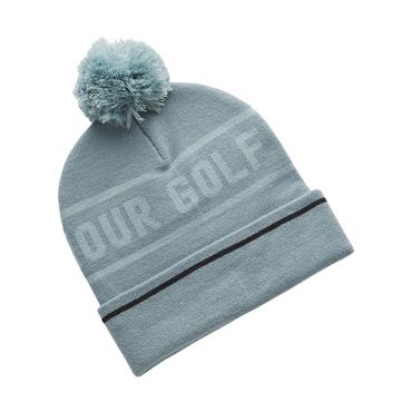 Under Armour Drive Pom Beanie Jasper Blue - Serpentine - Black (587)