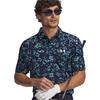 Under Armour Gents Matchplay Printed Polo 4XL Midnight 411