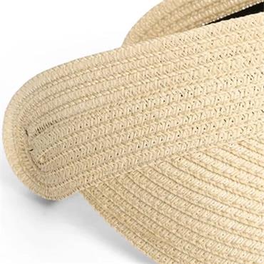 Abacus Ladies Margaret Straw Visor  Sand 170