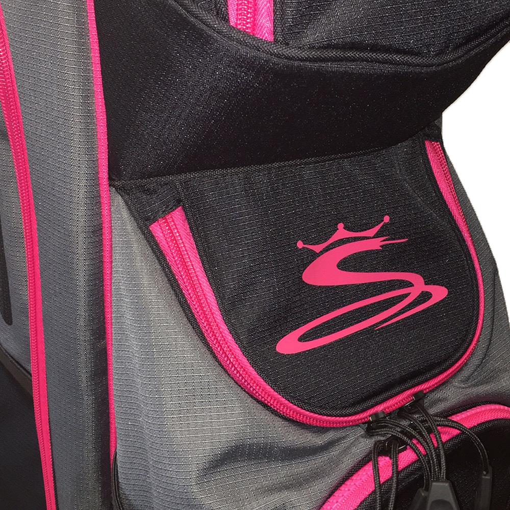 Cobra XL Speed Ladies Cart Bag Black Pink Golf Store