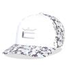 Cobra Camo Crown C Snapback Cap  Bright White