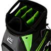 Cobra Signature Cart Bag  Black Gray Fluo Green