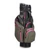 Big Max Dri Lite Silencio 3 Organiser Cart Bag  Charcoal - Black - Fuchsia