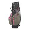 Big Max Dri Lite Silencio 3 Organiser Cart Bag  Charcoal - Black - Fuchsia