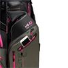 Big Max Dri Lite Silencio 3 Organiser Cart Bag  Charcoal - Black - Fuchsia
