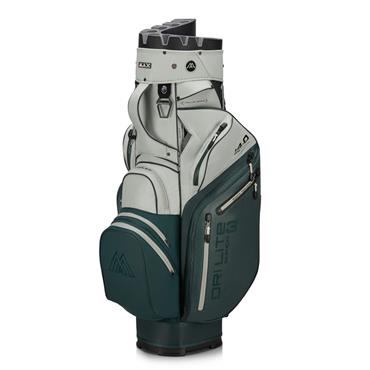 Big Max Dri Lite Silencio 3 Organiser Cart Bag  Forest Green - Off White