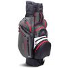 Big Max Dri Lite Silencio 2 Org Cart Bag  Charcoal - Black - White - Red