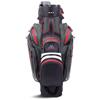 Big Max Dri Lite Silencio 2 Org Cart Bag  Charcoal - Black - White - Red