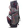 Big Max Dri Lite Silencio 2 Org Cart Bag  Charcoal - Black - White - Red