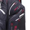 Big Max Dri Lite Silencio 2 Org Cart Bag  Charcoal - Black - White - Red