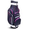 Big Max Dri Lite Silencio 2 Org Cart Bag  Steel Blue - Silver - Fuchsia