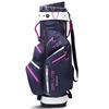 Big Max Dri Lite Silencio 2 Org Cart Bag  Steel Blue - Silver - Fuchsia