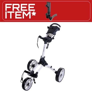 FastFold Square Manual Cart  White