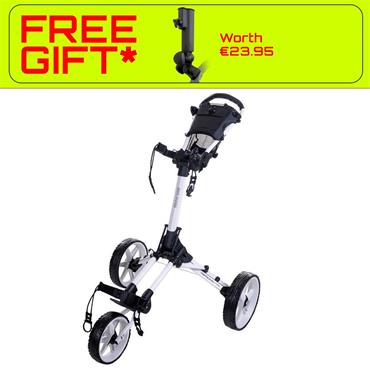 FastFold Square Manual Cart  White